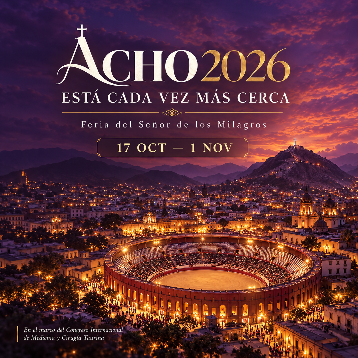 acho 2026 lima bajo el crepúsculo